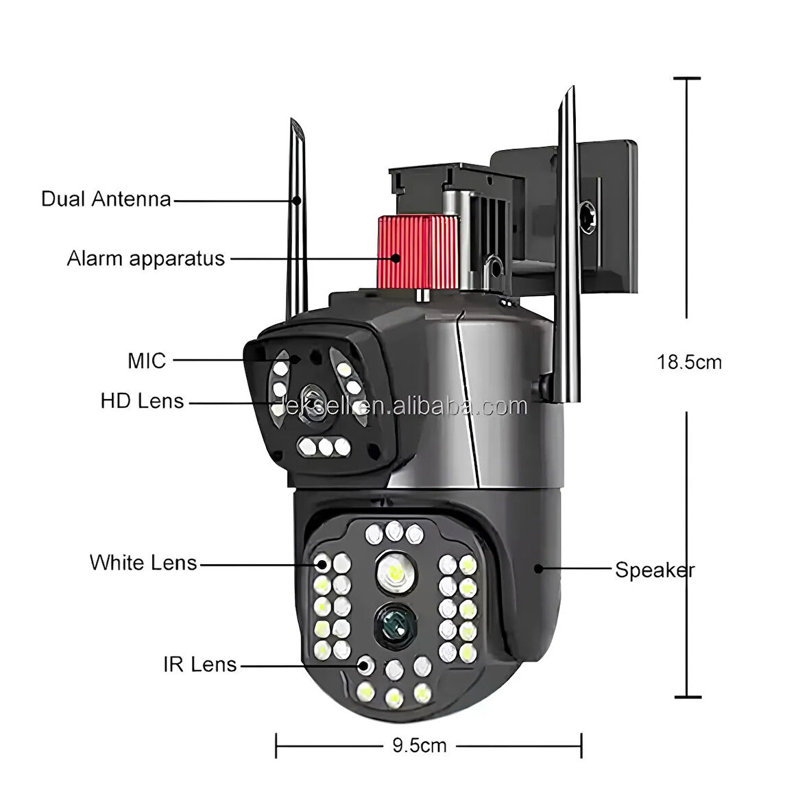 YS-2000 PRO Çift LensLİ 8MP 10X dijital Zoom Wİ-Fİ Kamera