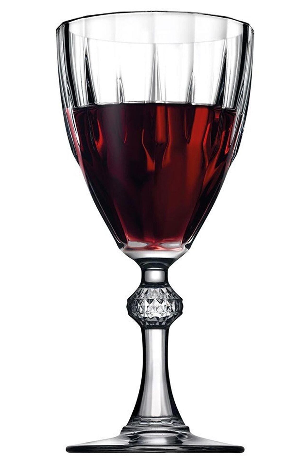 Paşabahçe 44767 diamond ayaklı su bardak - kadeh meşrubat bardağı 12 li