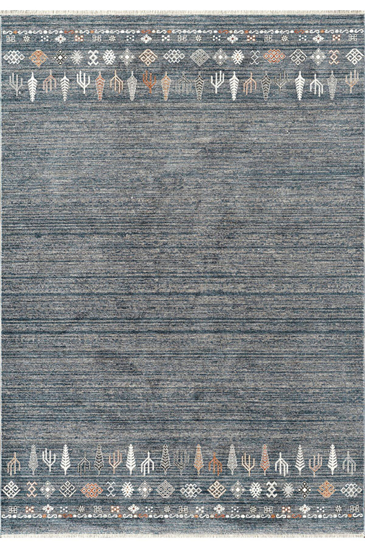 Royal Halı Armonika YT03C Lacivert Multi Antialerjik Yumuşak Dokulu Modern Etnik Halı