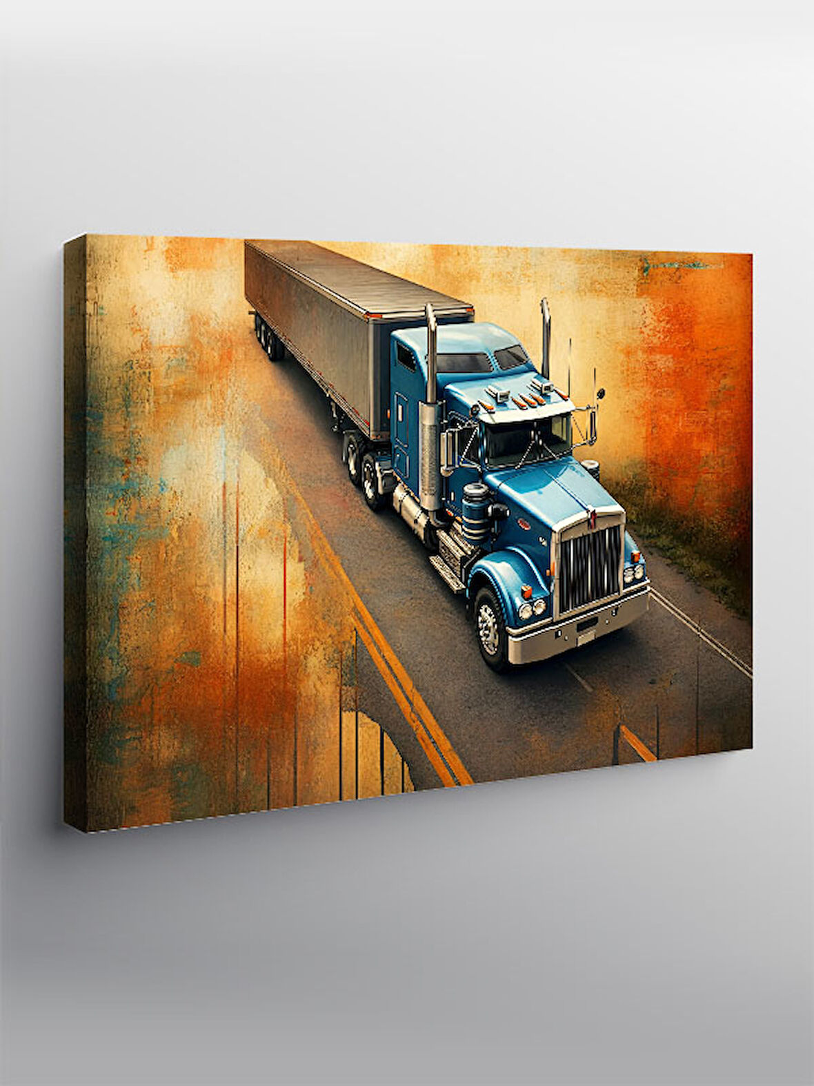 Kanvas Tablo Modern Tır Tasarımı 100cmx140cm