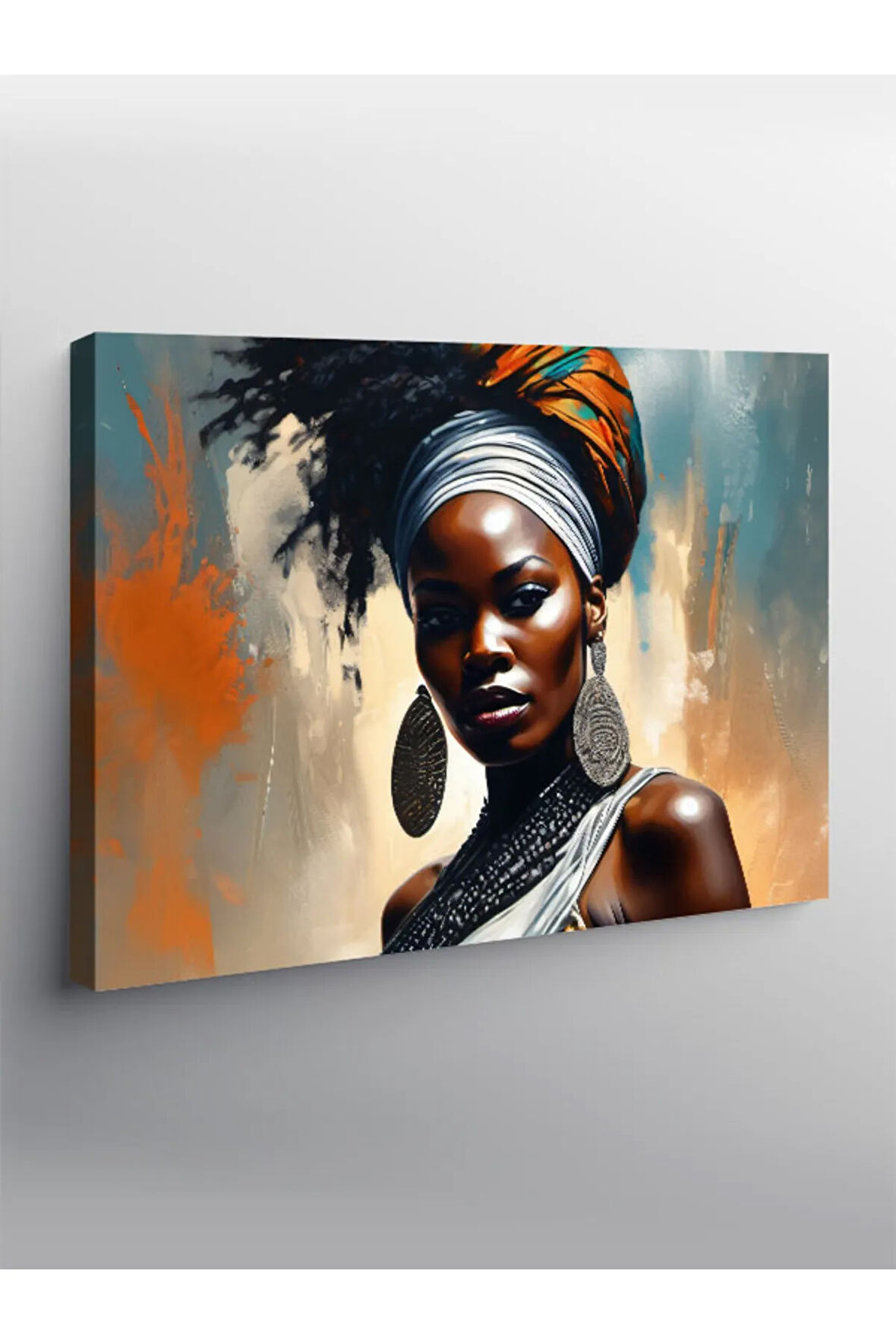 Kanvas Tablo Afrikalı Kadın