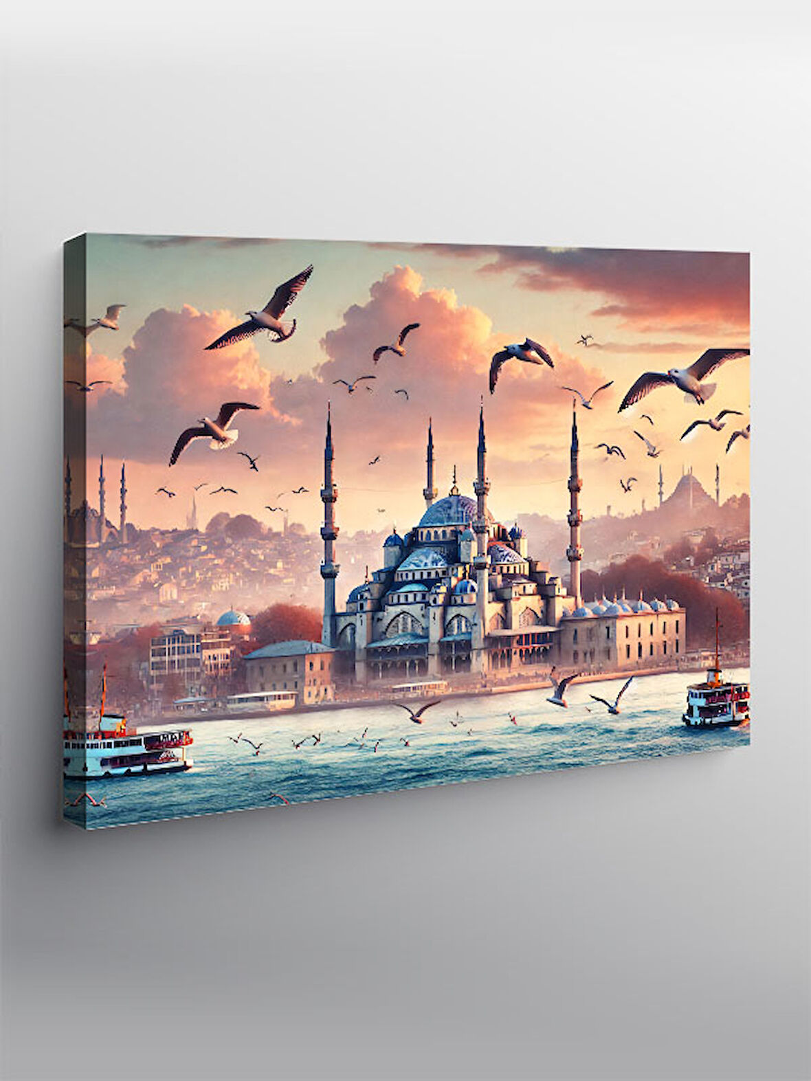 Kanvas Tablo İstanbul’Un Gün Batımı