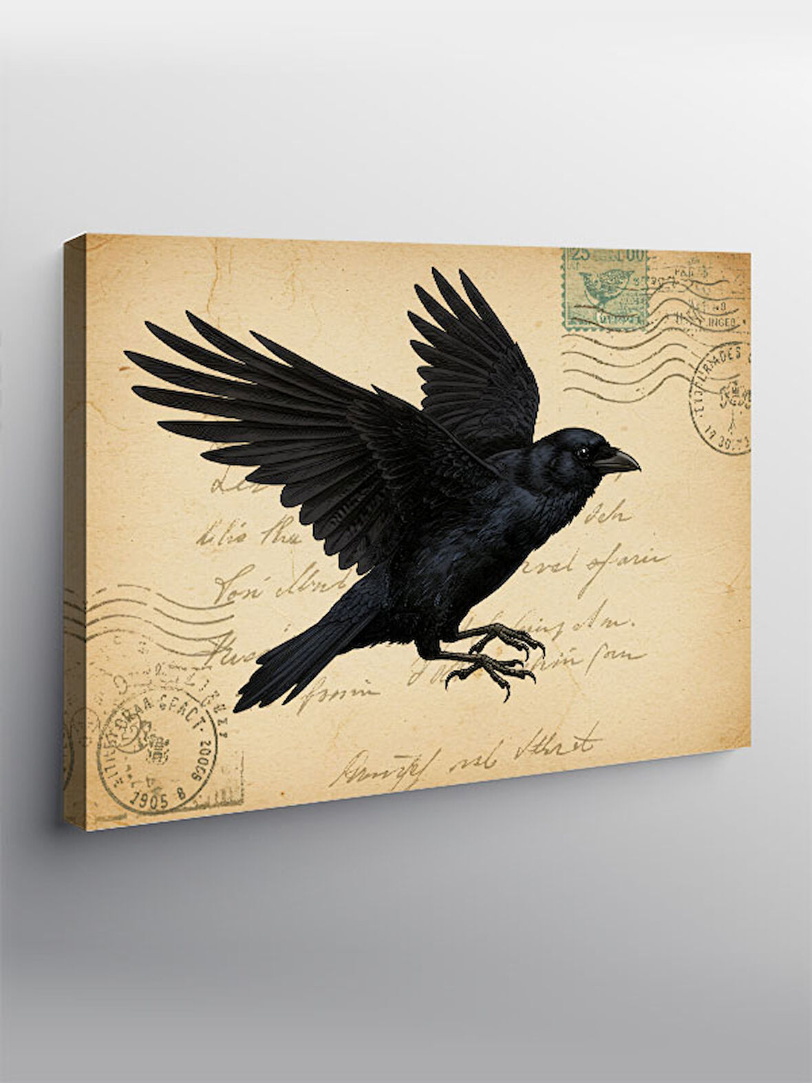 Kanvas Tablo Karga Ve Kartpostal Estetiği