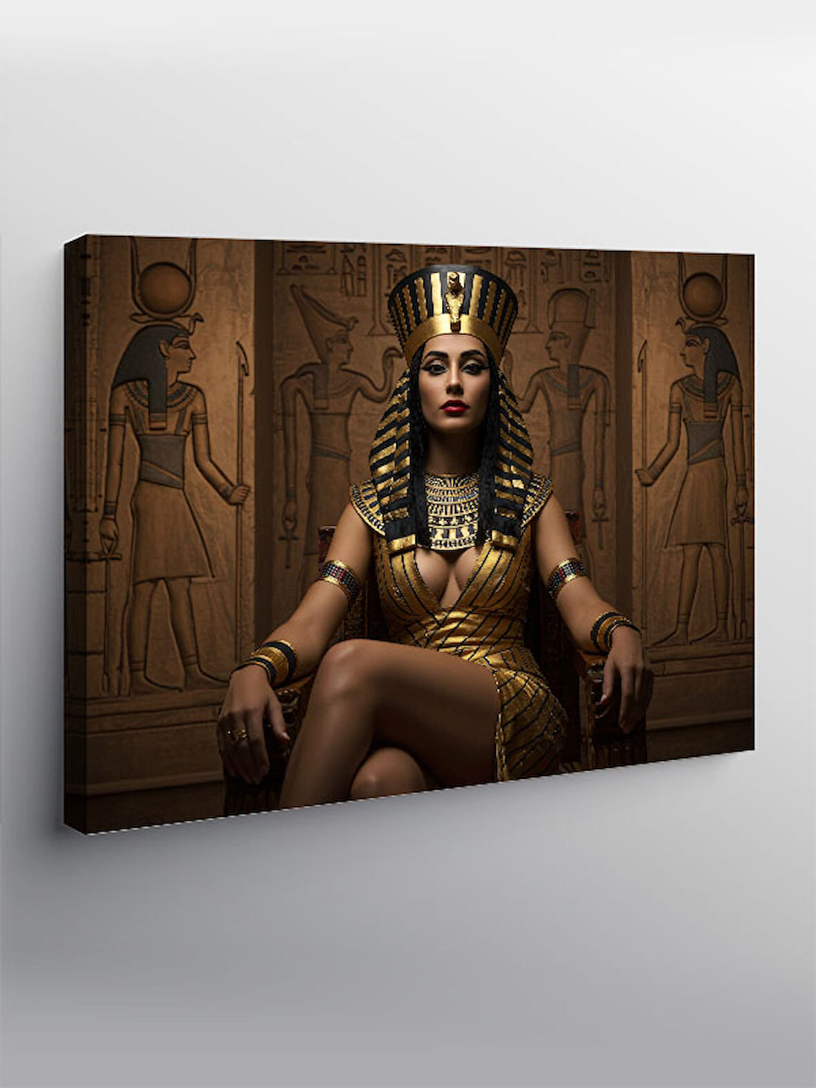 Kanvas Tablo Kraliçe Ve Antik Mısır