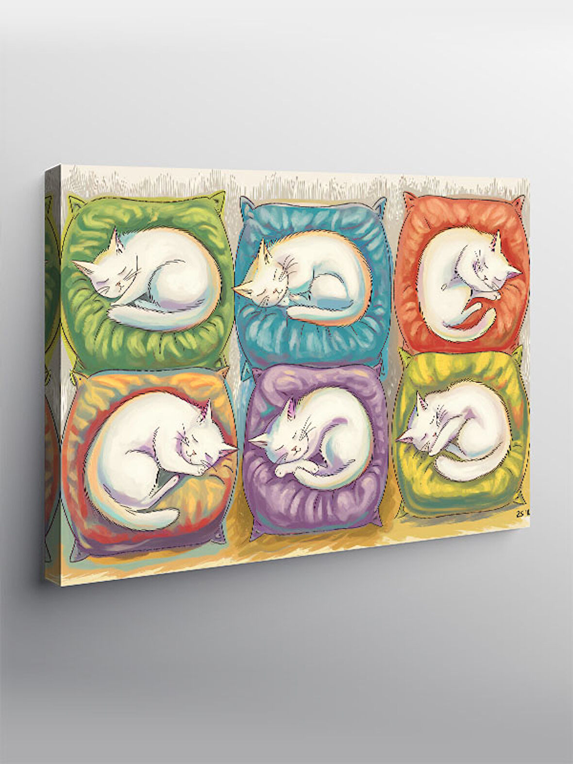 Kanvas Tablo Rüya Kedileri: Rahatlığın Tarifi