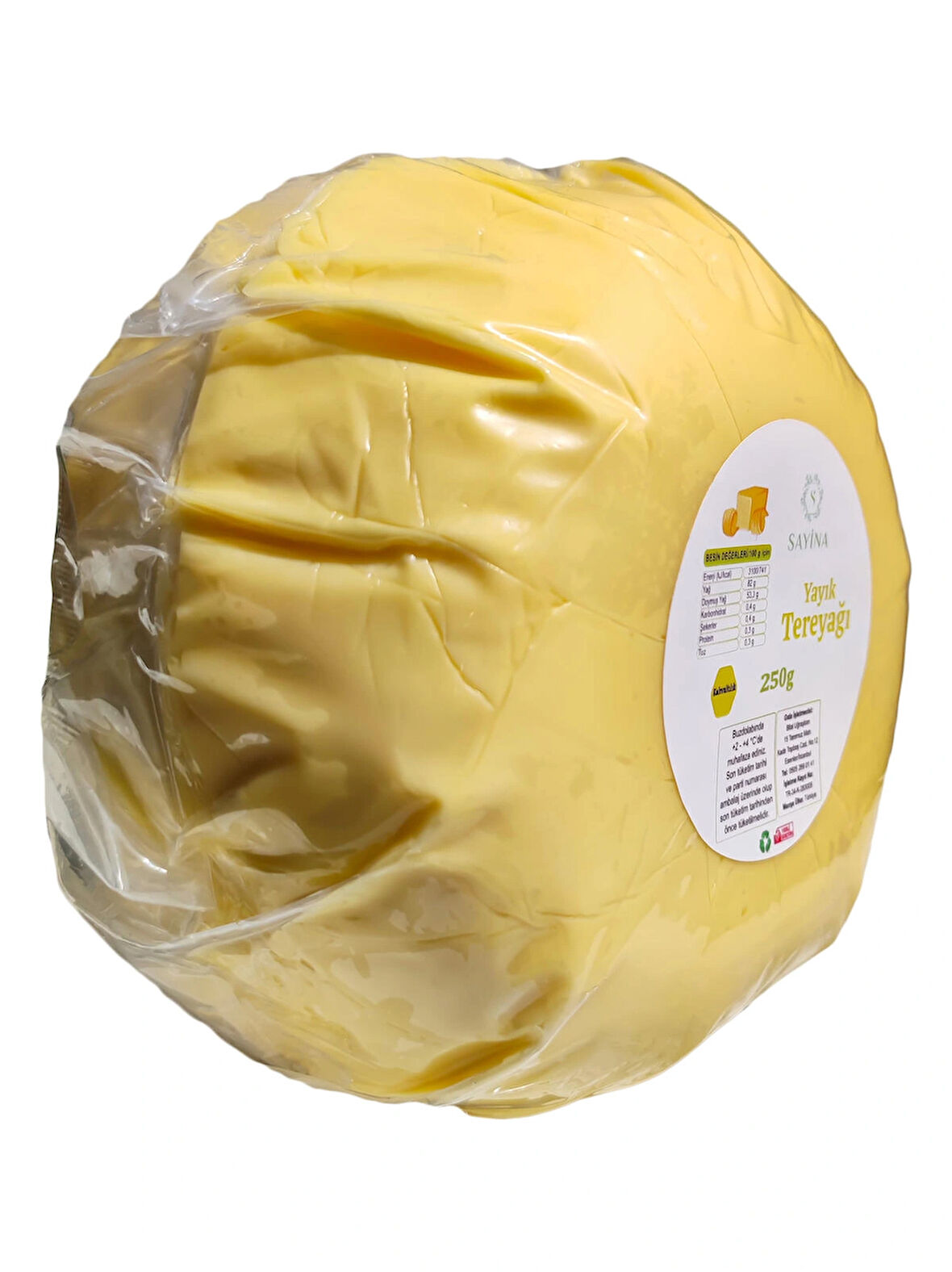 %100 Doğal Kahvaltılık Yayık Köy Tereyağı 250 Gr