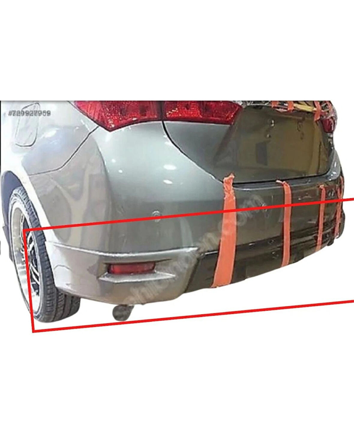 COROLLA 2013-2018 ARKA TAMPON DİFÜZÖR 3'LÜ TAKIM (( BOYASIZ ))