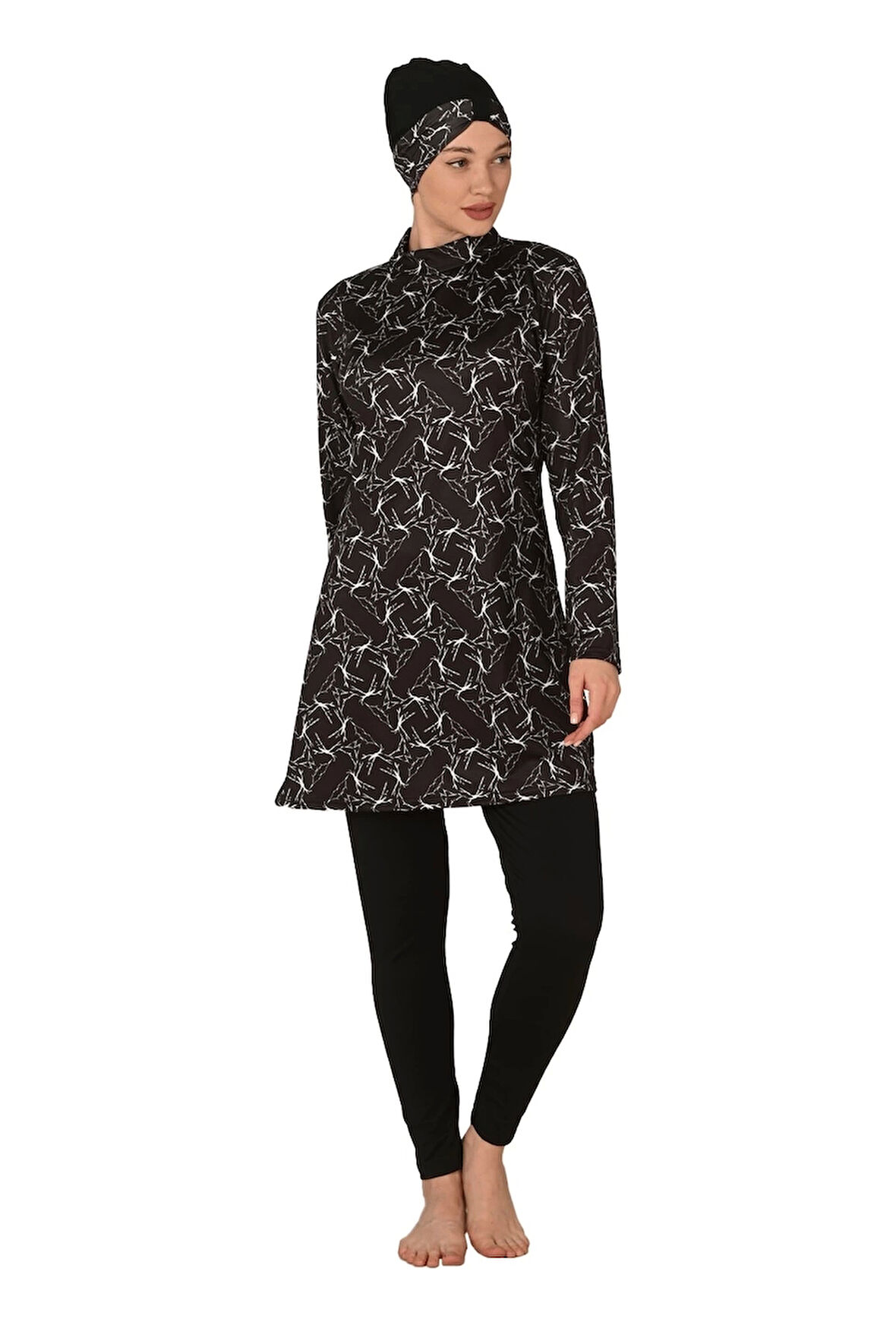 Fantasy 3419 Kadın Desenli Tesettür Mayo