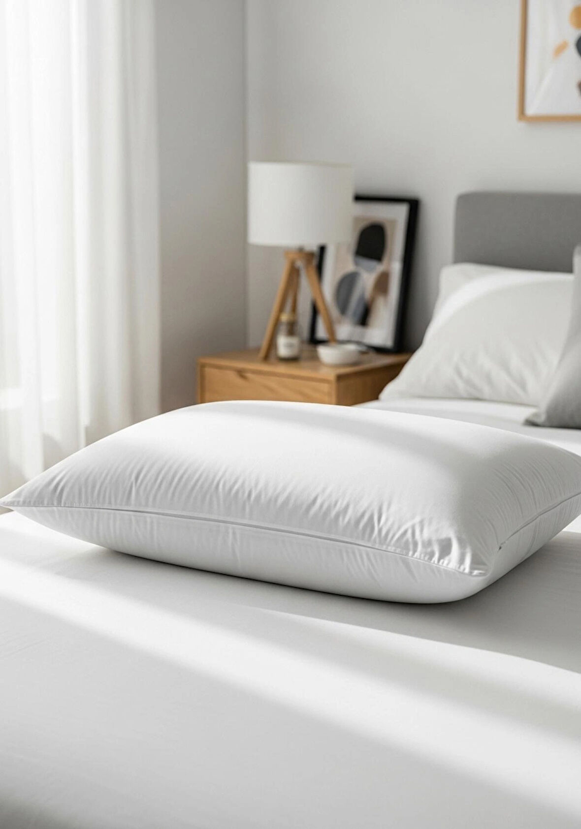 Sıvı Geçirmez Microfiber Yastık Alezi - Su Geçirmez Yastık Koruyucu 50x70 cm