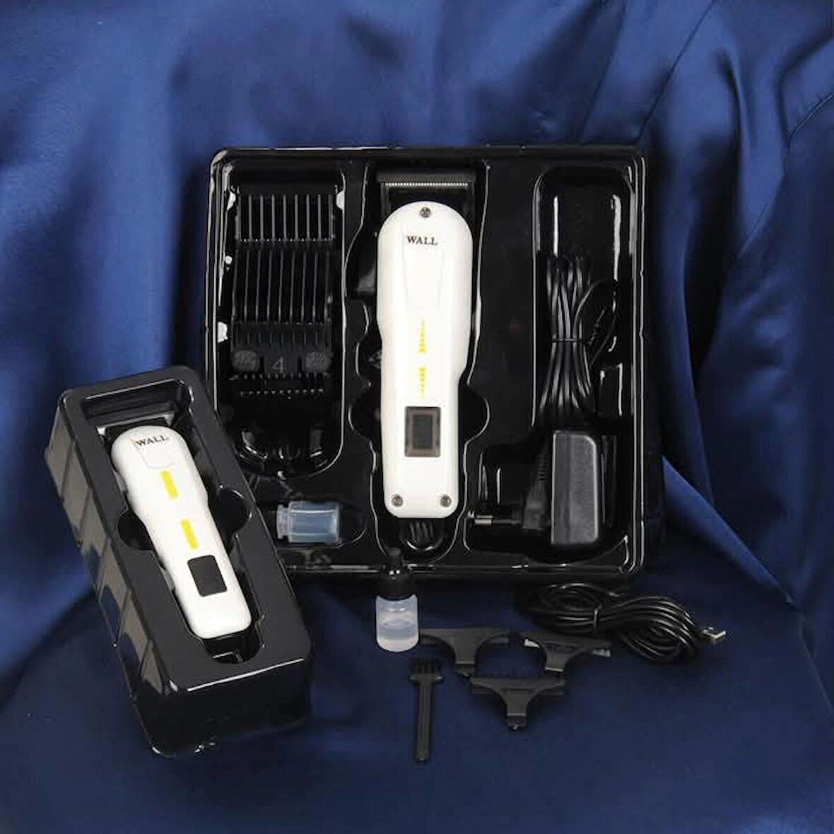 Wall 2 Li Set Cordless Taper Şarjlı Saç Sakal Kesme Tıraş Makinesi Profosyonel  Berber  Kuaför Tıraş Makinesi