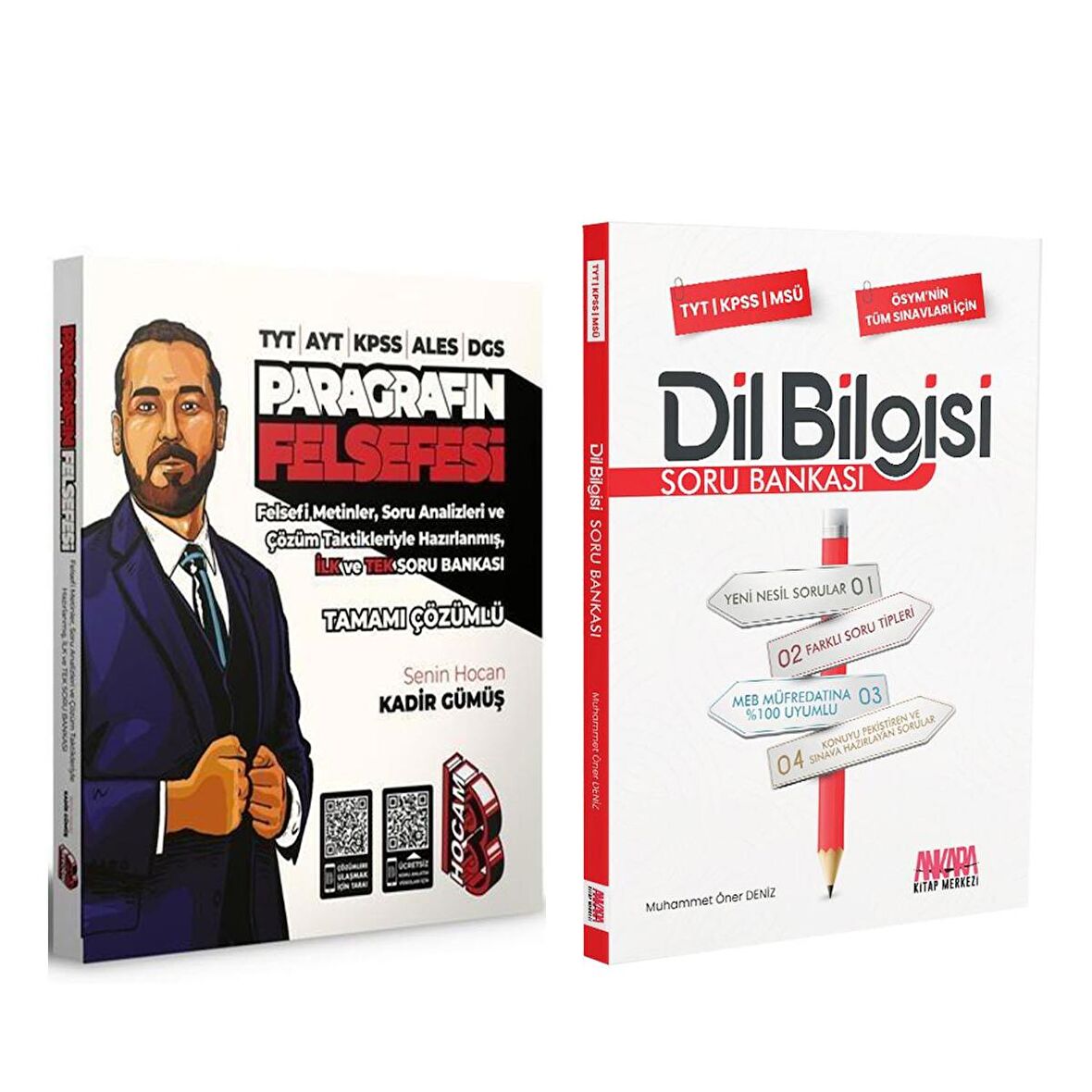 Benim Hocam Paragrafın Felsefesi ve AKM Dil Bilgisi Soru Bankası Seti 2 Kitap