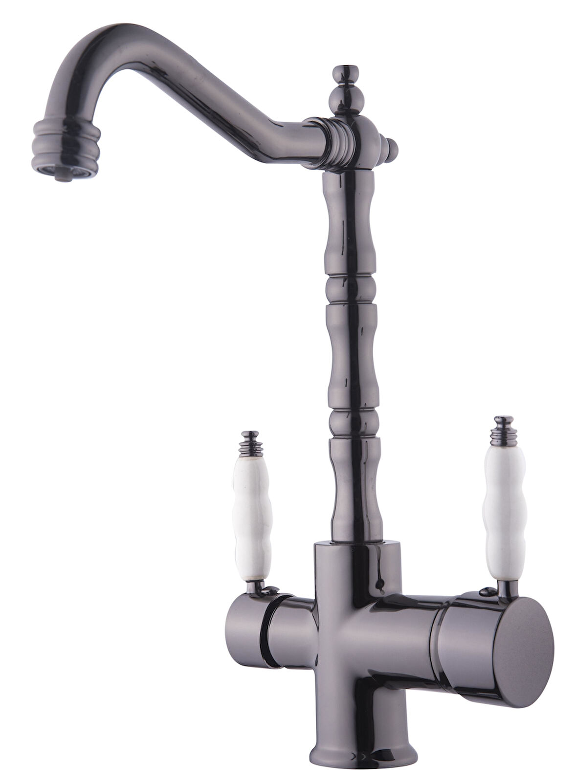 Rustik Arıtmalı Mutfak Evye Bataryası Füme