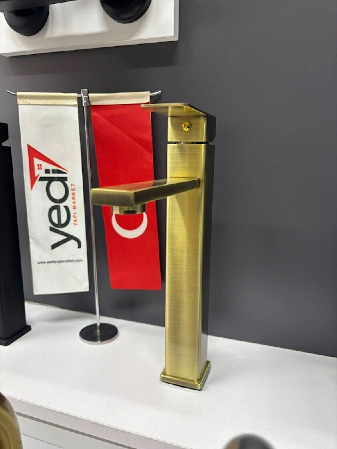 Kare Antik Çanak Lavabo Bataryası 