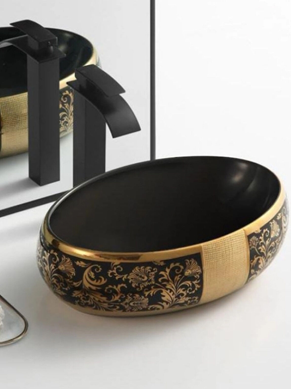 Tezgah Üstü Seramik Çanak Lavabo Banyo Lavabosu