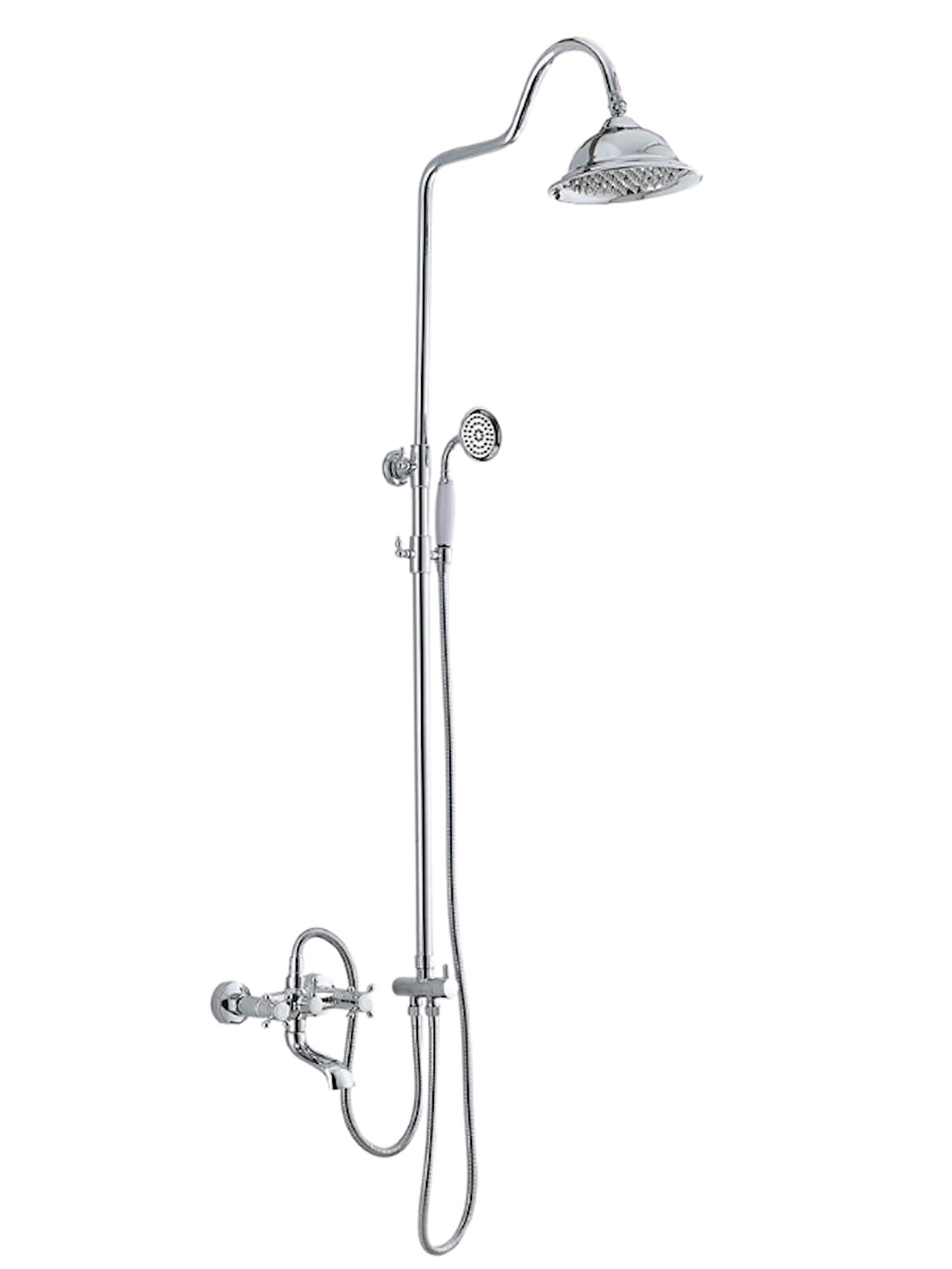 Yedi Yapı Market Retro Robot Duş Seti Banyo Bataryası Dahil