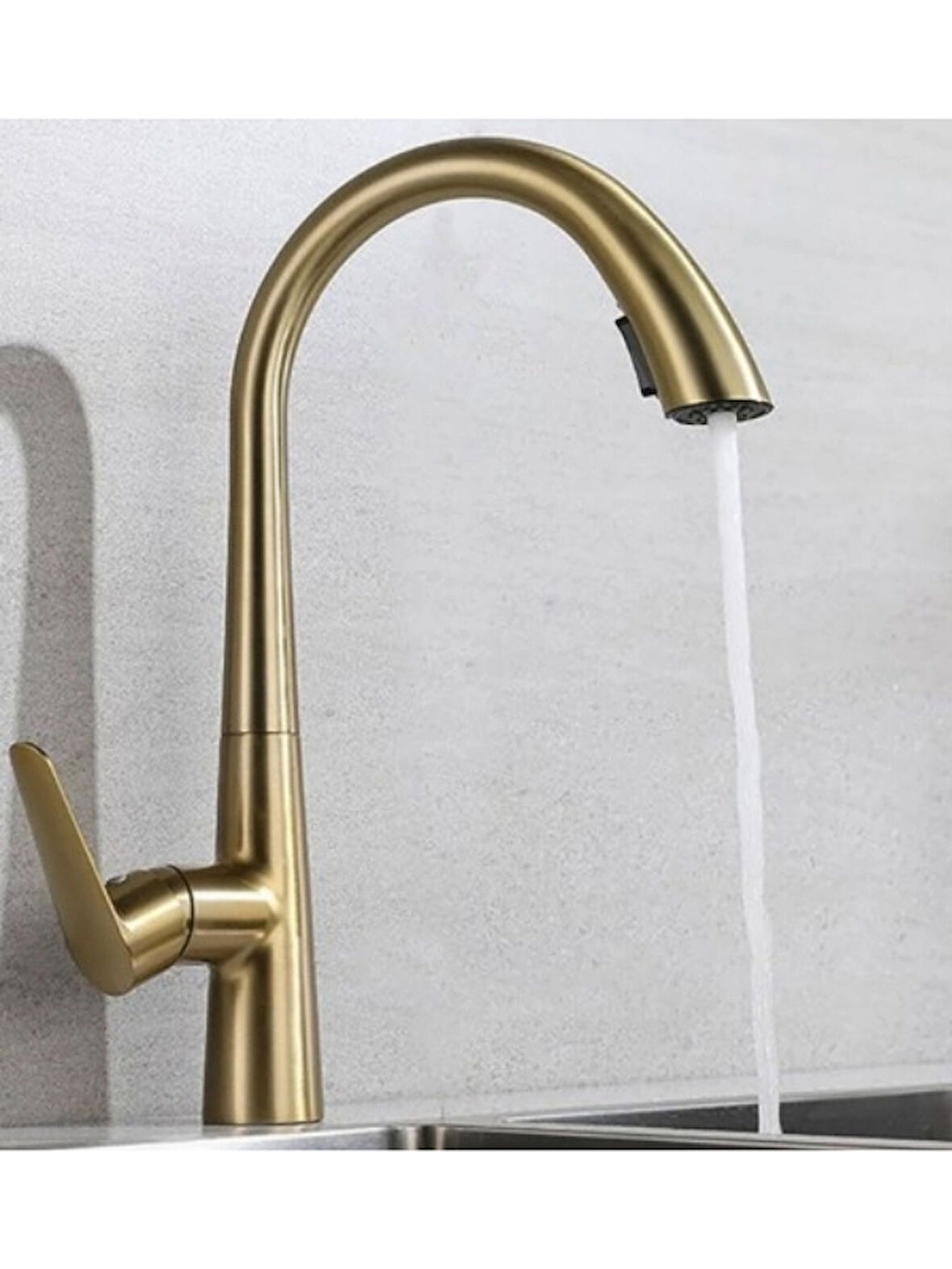 Gizli Spiralli Mutfak  Evye Bataryası Gold