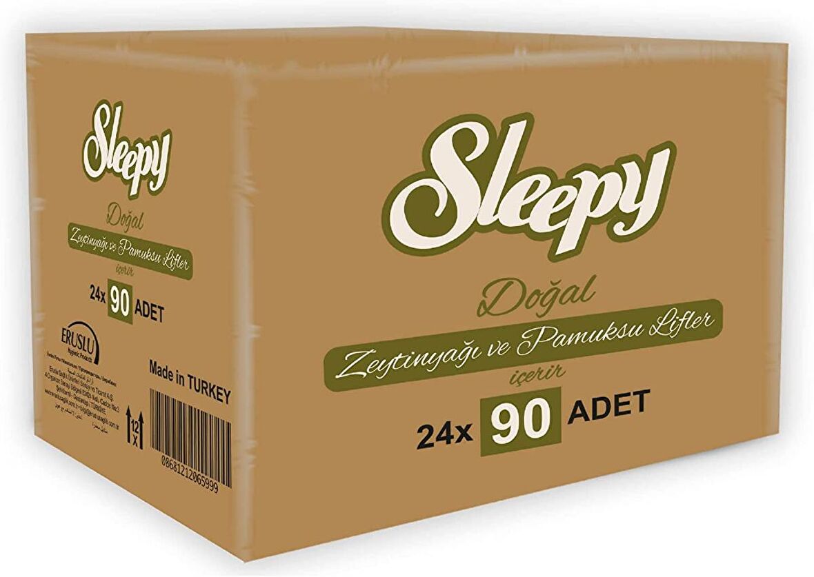 Sleepy Zeytinyağlı Islak Havlu 24X90 lı