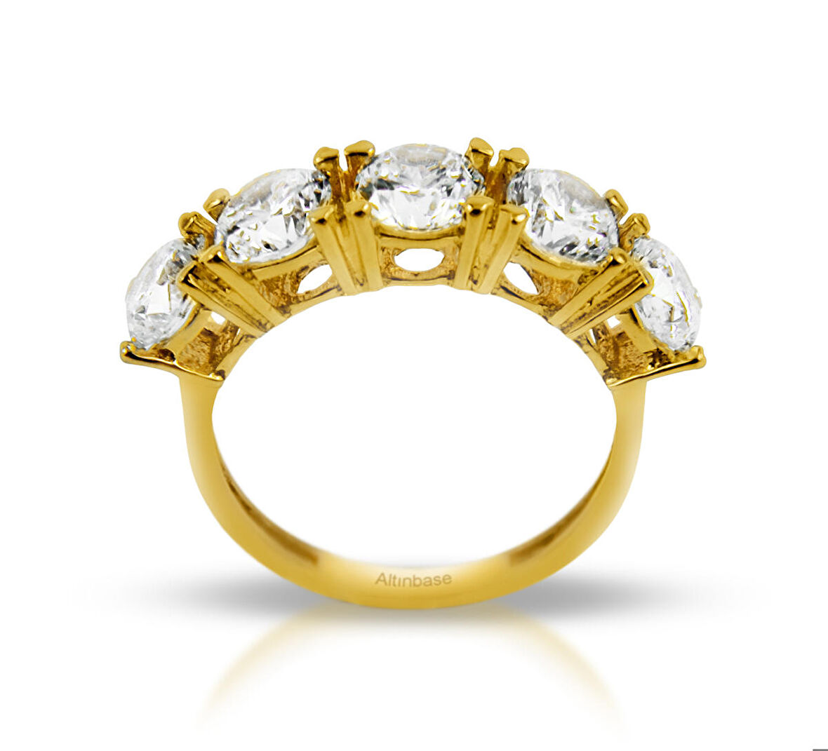 Beştaş Yüzük 14 Ayar Sarı Altın