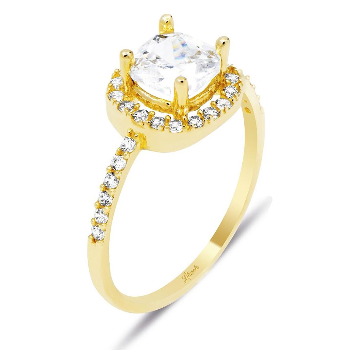 Prenses Kesim Tektaş Altın Yüzük