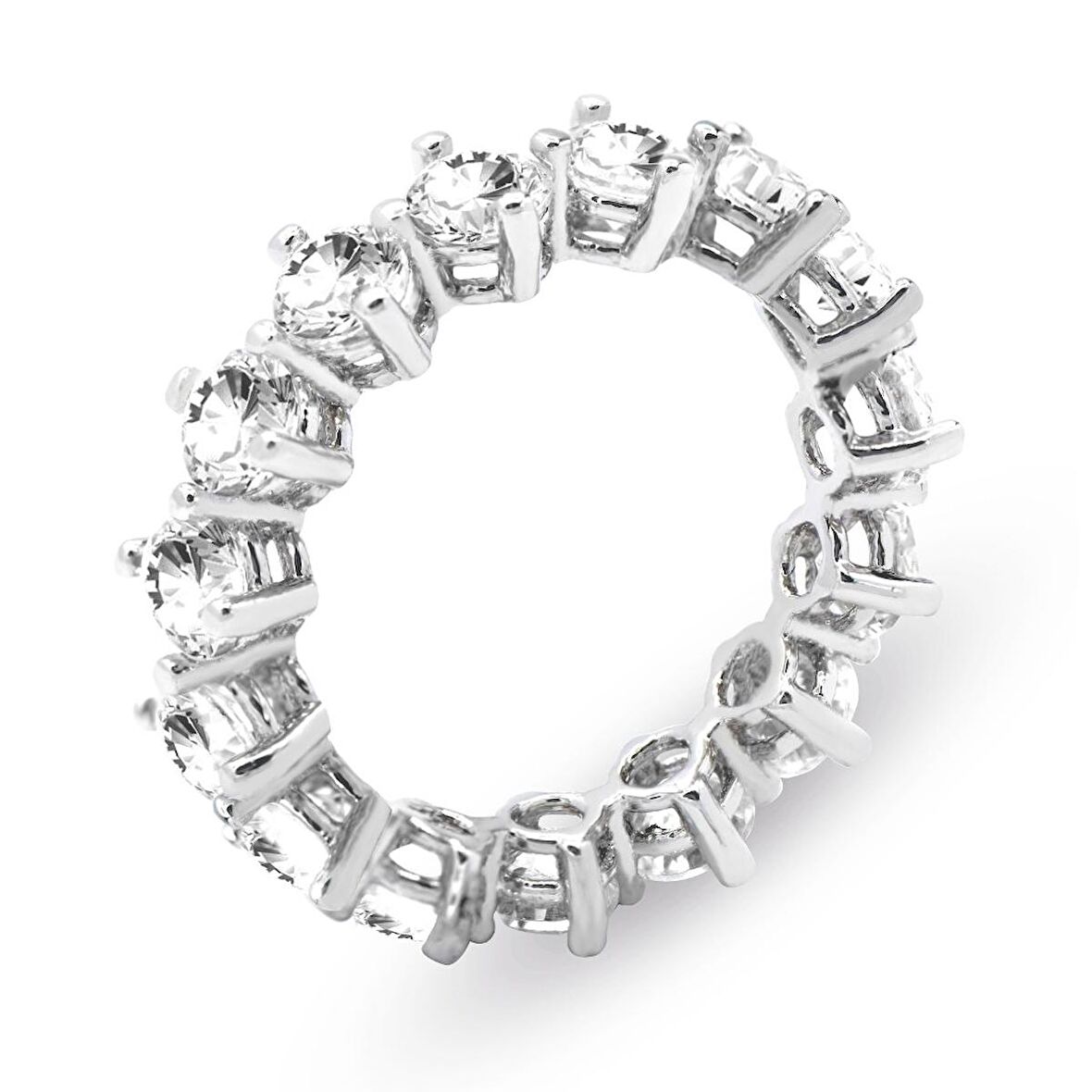 Tamtur Beyaz Altın Yüzük