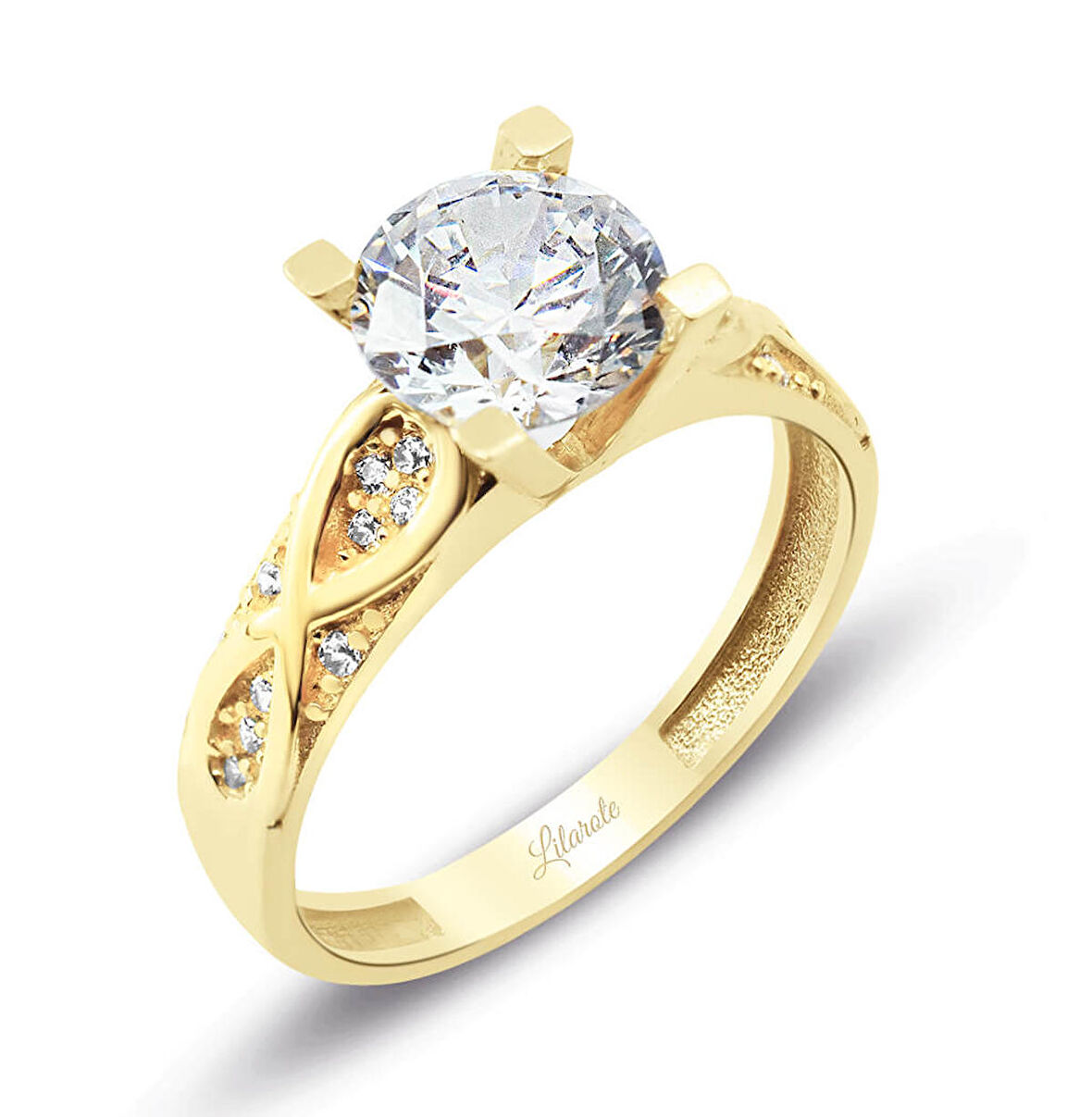 Sonsuzluk Tektaş Altın Yüzük