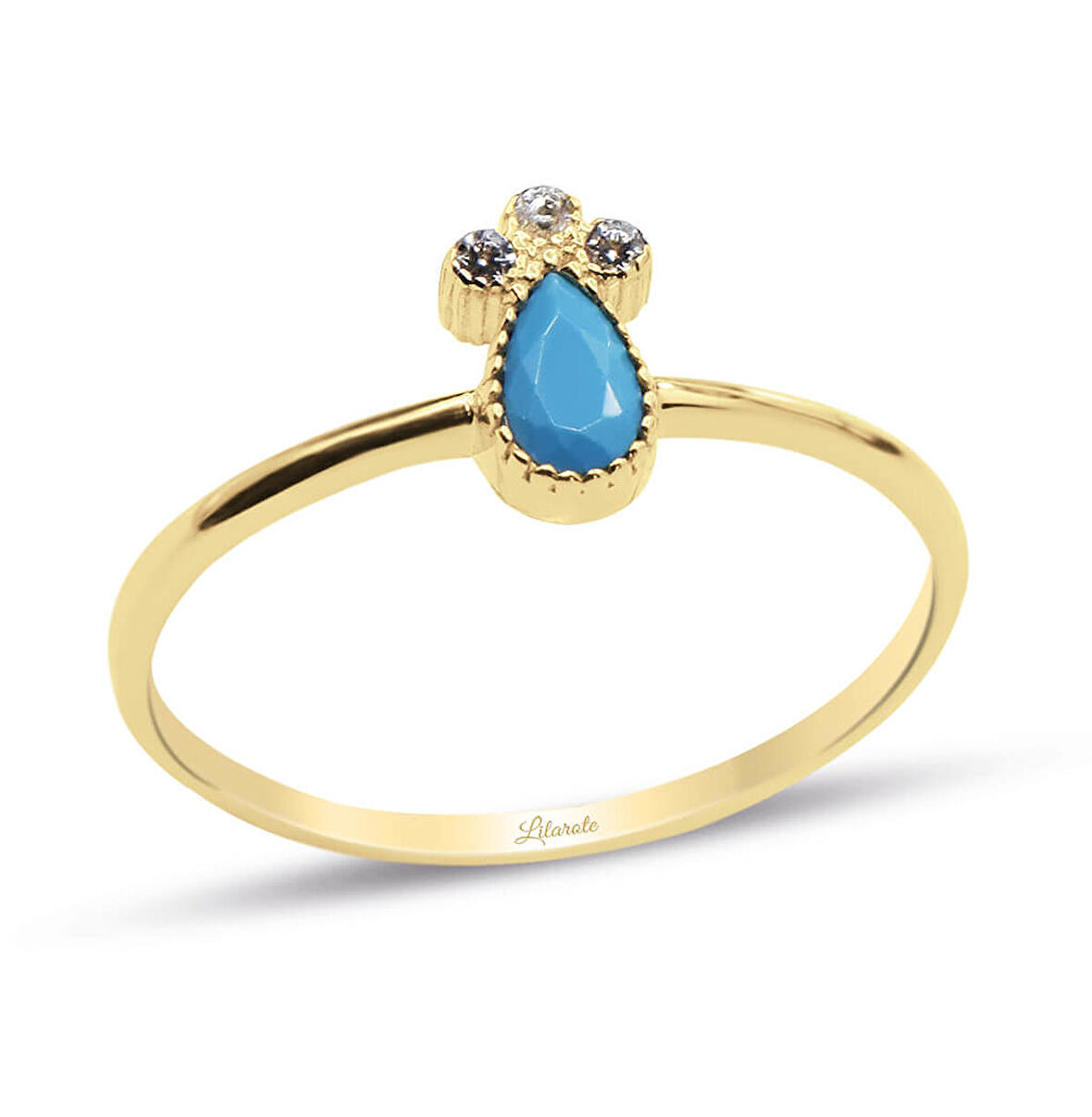 Turkuaz Çıtır Yüzük