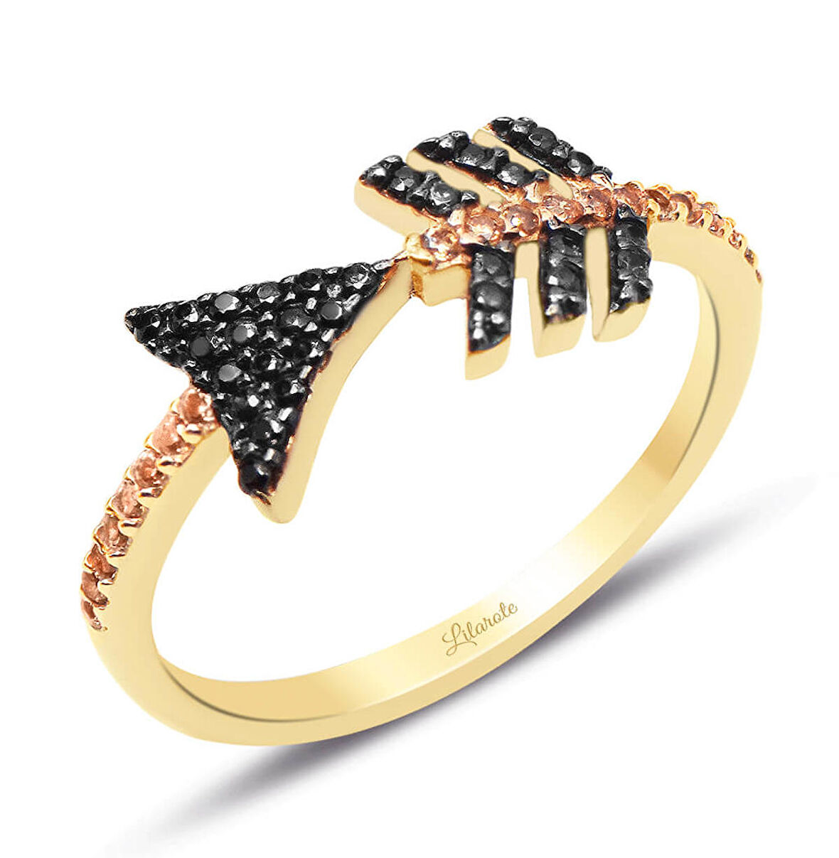 Aşk Oku Figürlü Altın Yüzük