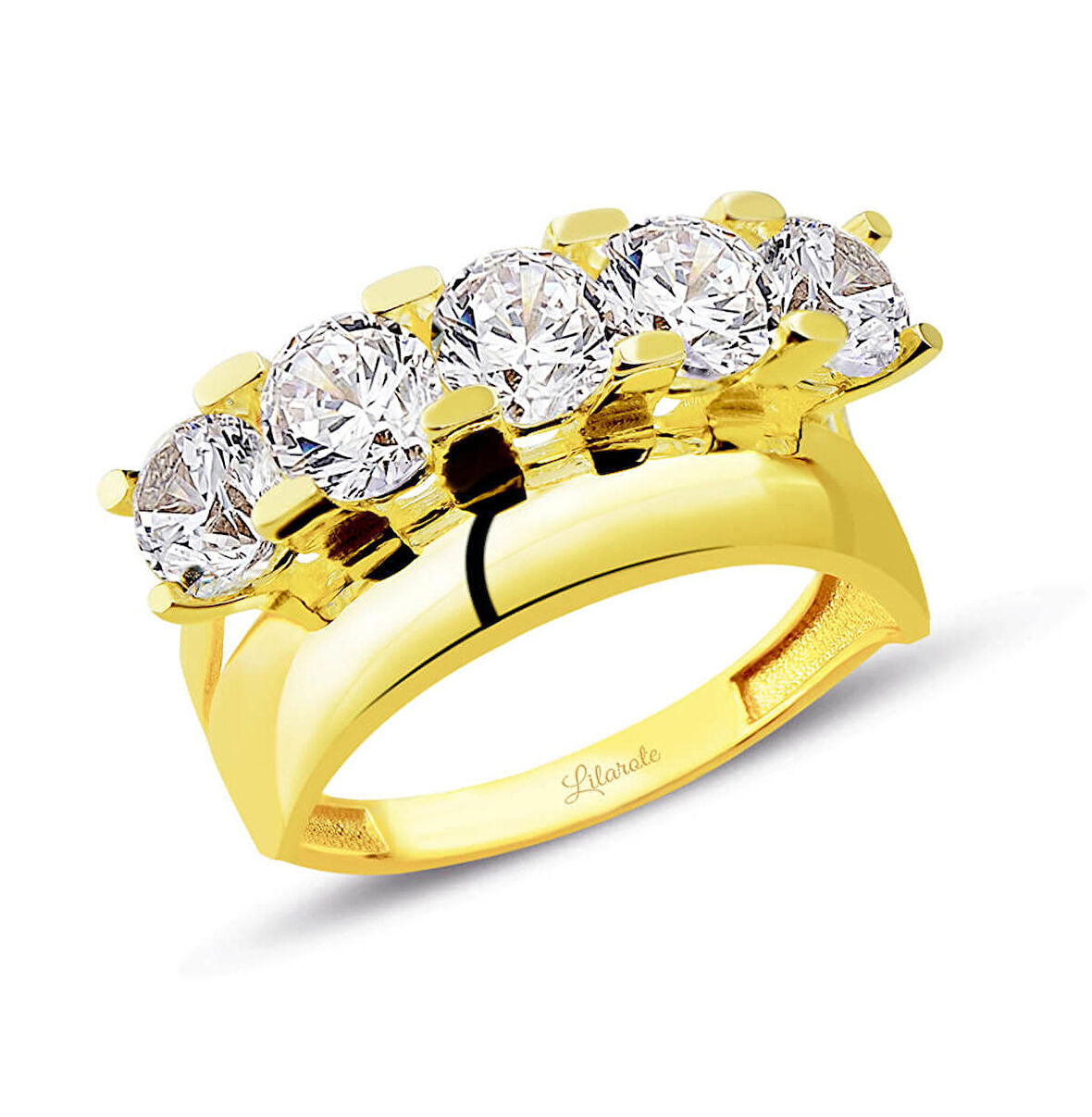 Alyanslı Beştaş Yüzük