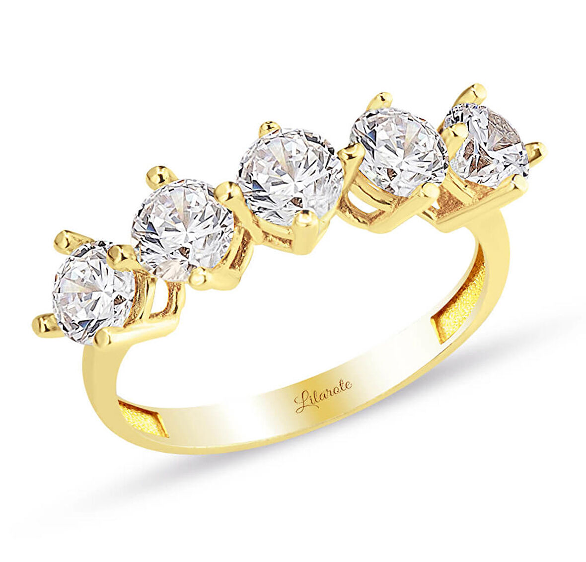 Beştaş Altın Yüzük Sarı 14 Ayar