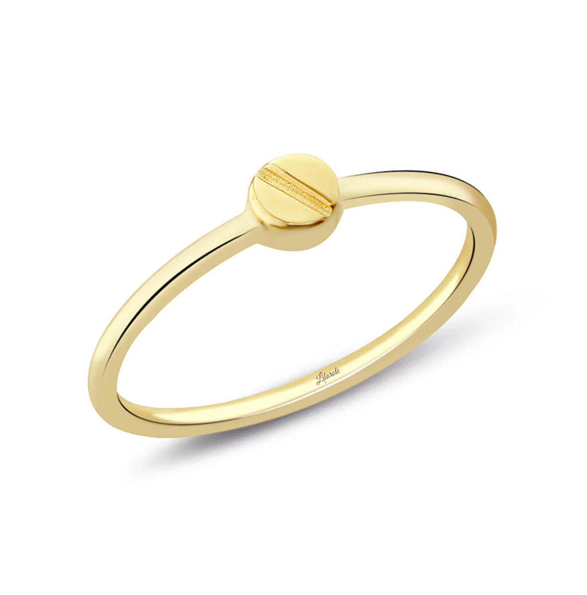 Vida Motifli Altın Yüzük