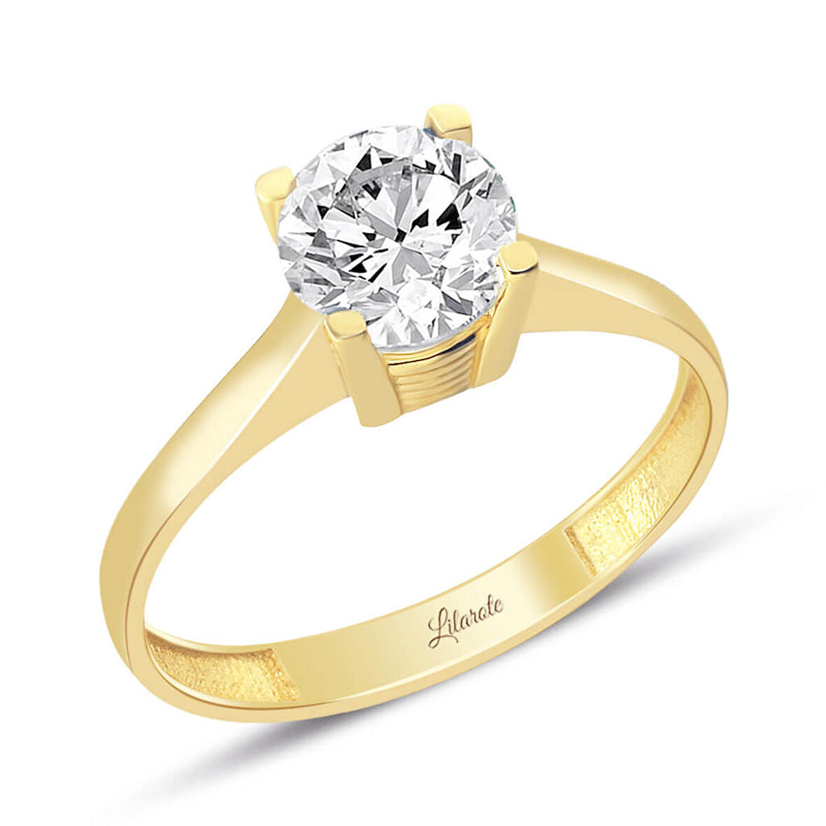 8 Ayar Tektaş Yüzük