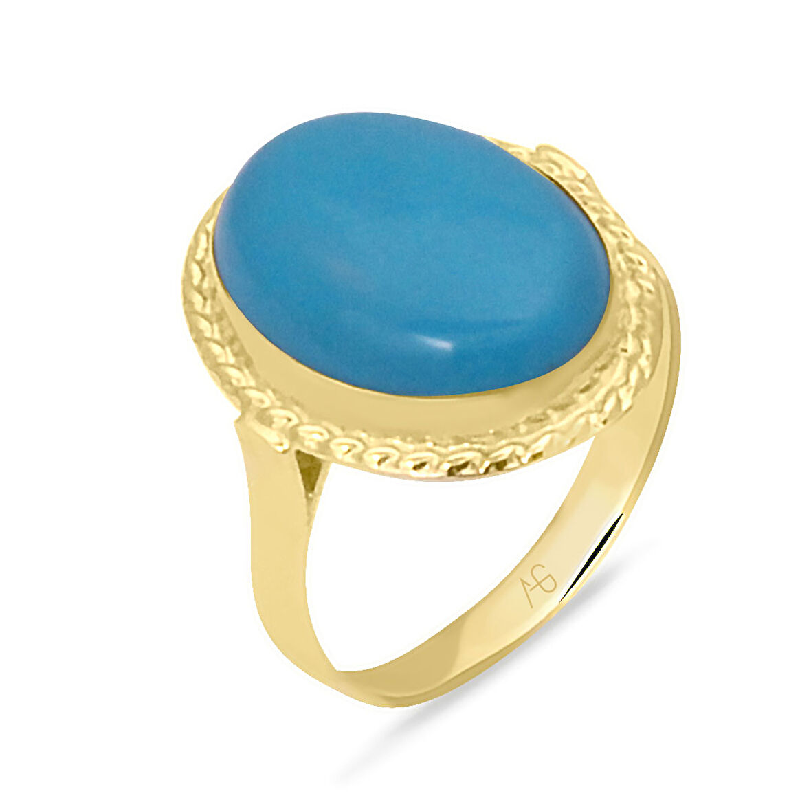 Nostalji Firuze Taşlı Yüzük (YZK0219)