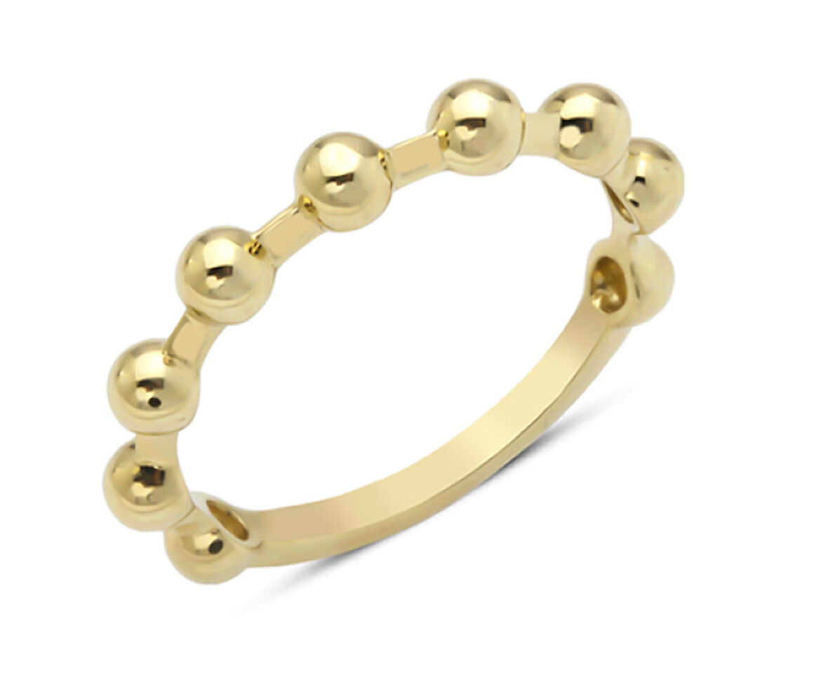 Harem Altın 14 Ayar Altın Top Top Yüzük YZK360