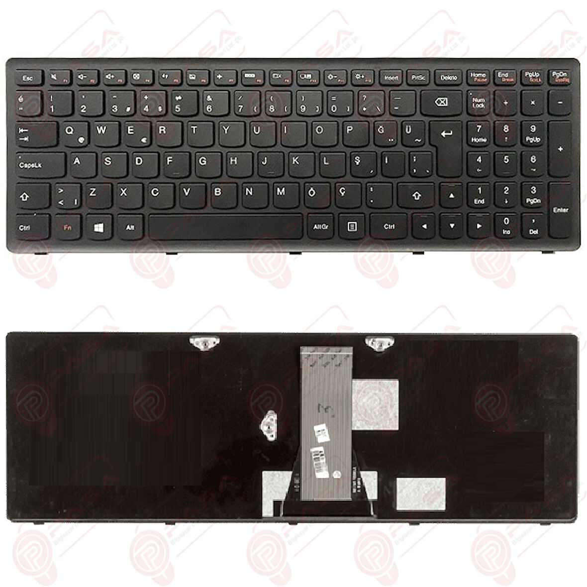 Lenovo G500S, 20245, 80AD Uyumlu Klavye Tuş Takımı Tuş Seti Siyah TR