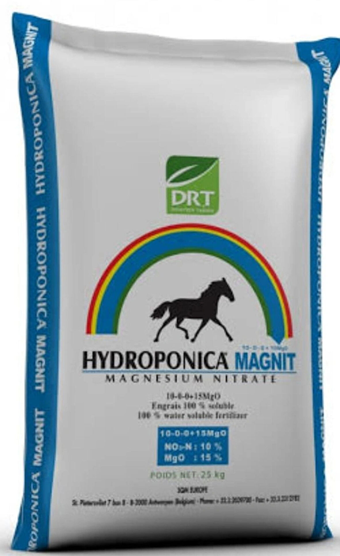 Magnezyum Nit-Rat %11Azot+%15Magnezyum Hydroponica Bitki Yeşillendirici Geliştirici Azot ve Magnezyumlu Gübre (25Kg)