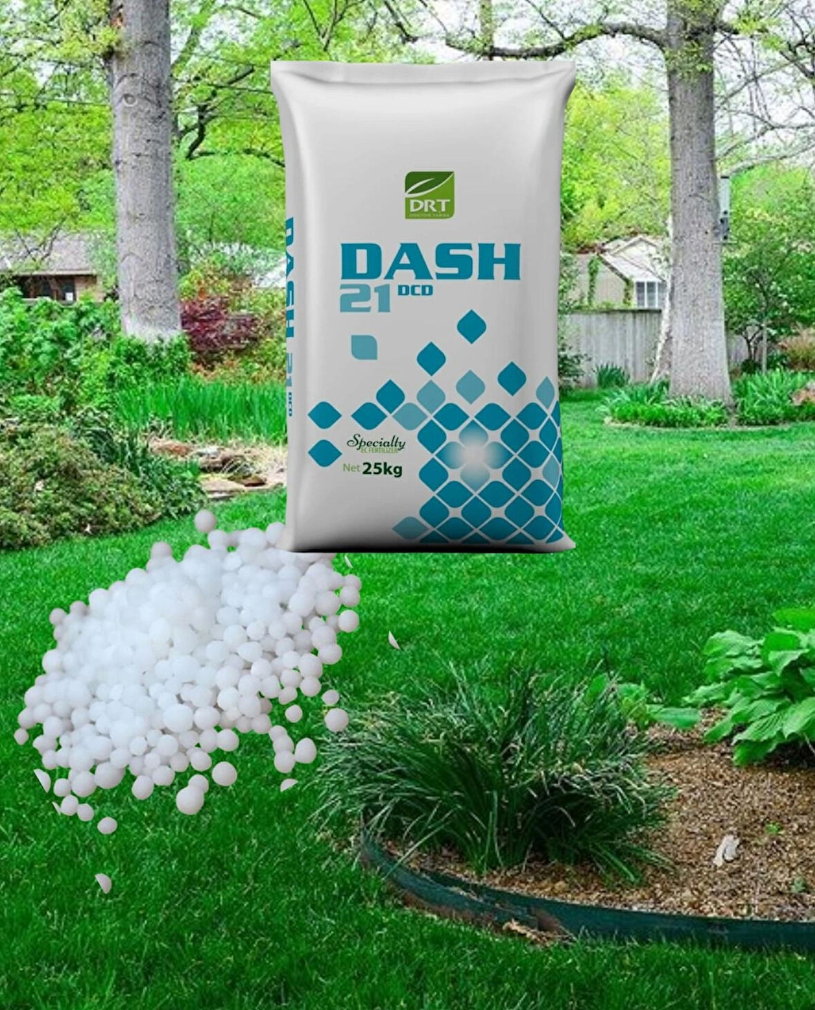 Akıllı Gübre Drt. Dash 21 Yavaş Salınımlı Gübre N Azotlu Yavuzer Tarım Gübre  5 Kg