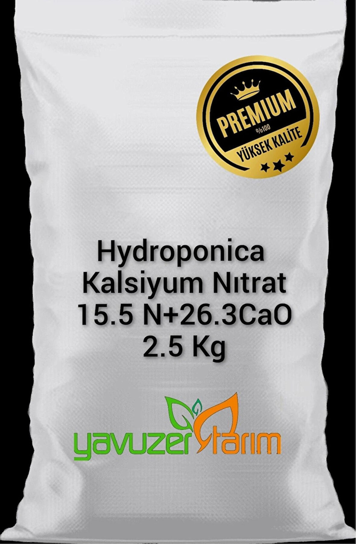 Kalsiyum Nitrat Hydroponica %15.5 N+%26.3 Cao Yavuzer Tarım Kasiyum Gübre 2,5 kg