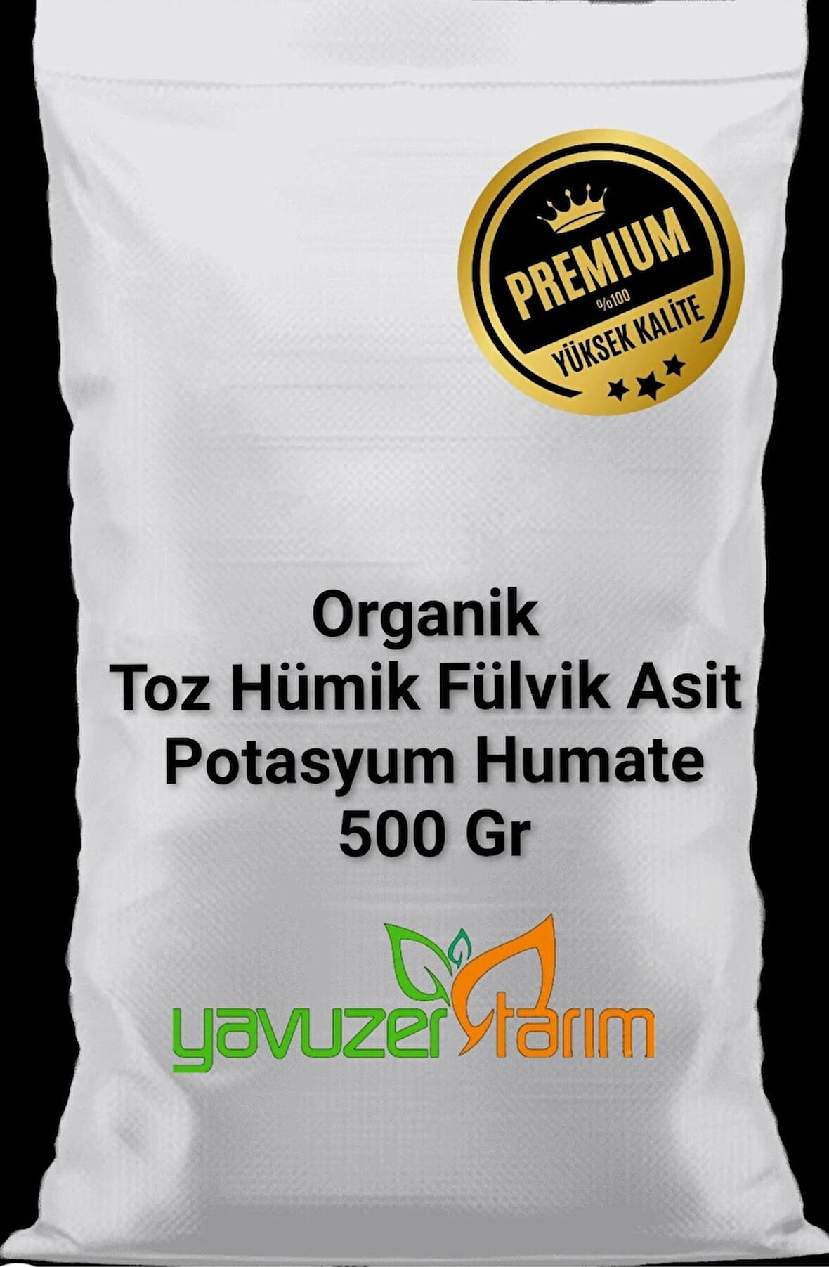 Organik Toz Hümik Fülvik Asit Potasyum Humat Gübre 500 gr