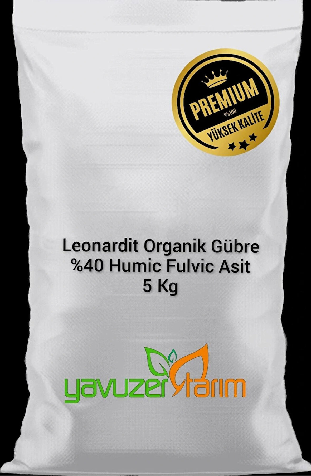 Leonardit Organik Gübre Humik+Fulvik Asit Toprak Altı Taban Gübresi 5 Kg