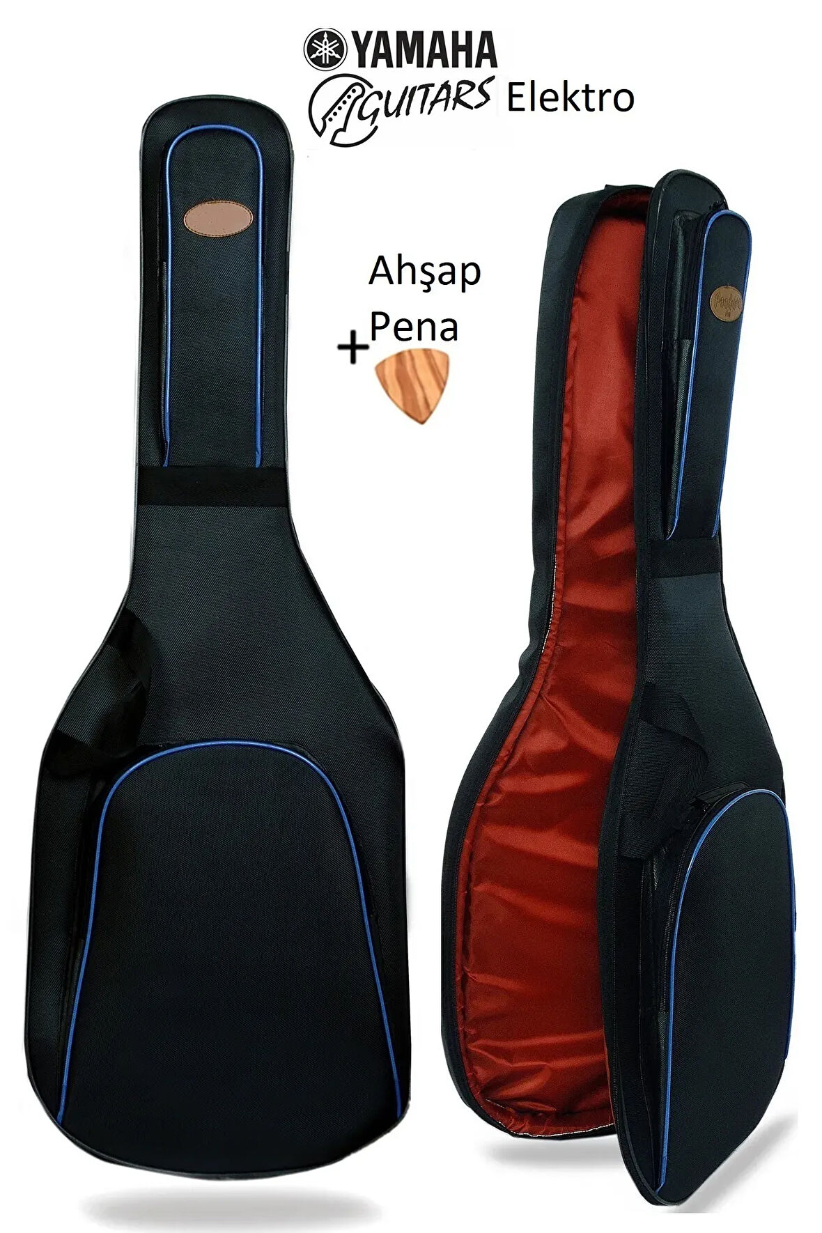 Ultra Yüksel Korumalı Profesyonel 1. Sınıf Gigbag Elektro Gitar Kılıfı Ahşap Pena Hediye