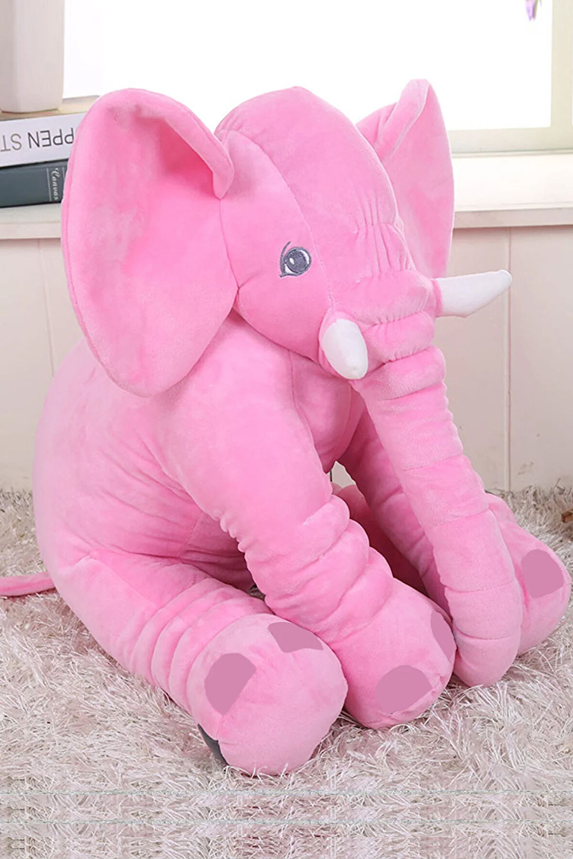 Uyku Oyuncağı Pelus Oyuncaklar Kiz Erkek Cocuk Oyuncak Ayı Yumuşak Sevimli Fil Uyku Arkadaşım 90 Cm