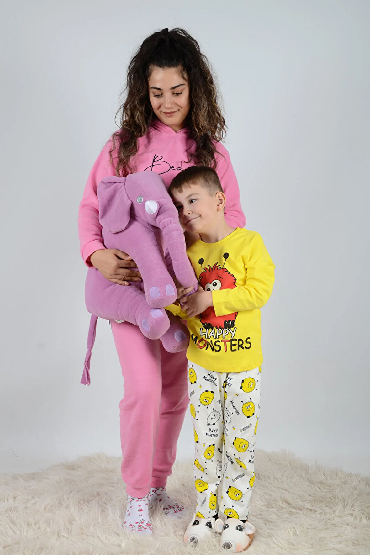 Uyku Oyuncağı Pelus Oyuncaklar Kiz Erkek Cocuk Oyuncak Ayı Sevimli Fil Uyku Arkadaşım 80 Cm