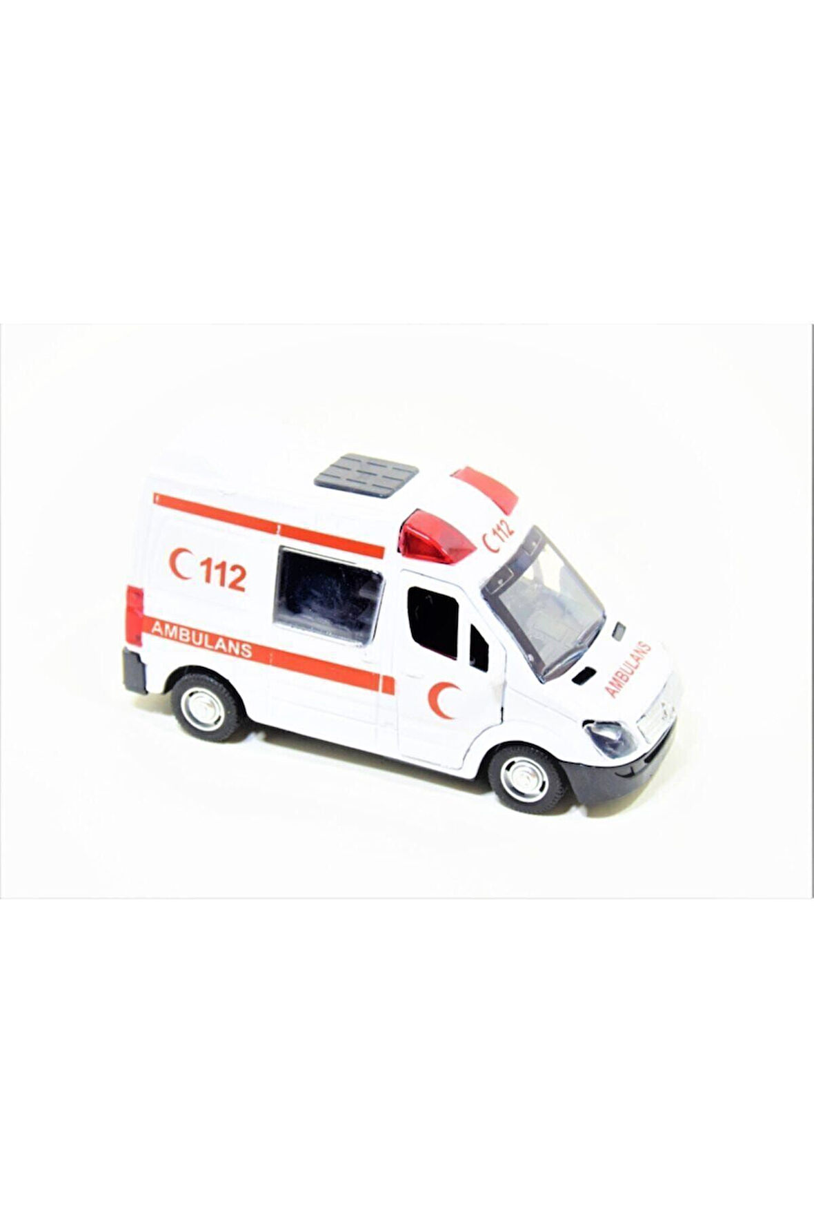 Metal Çek Bırak Oyuncak Ambulans Araba Açılabilir Kapılı Çocuk Eğitici Oyuncaklar