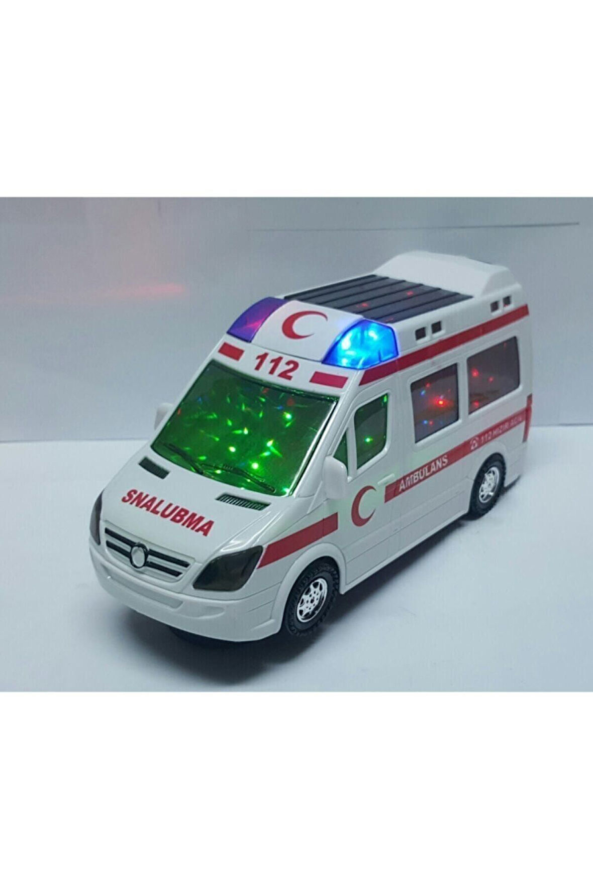 Oyuncak Ambulans Ledli 3d Işıklı Srenli Işıklı Kız Cocuk Erkek Cocuk Oyuncak Egitici Oyuncak Kız Er
