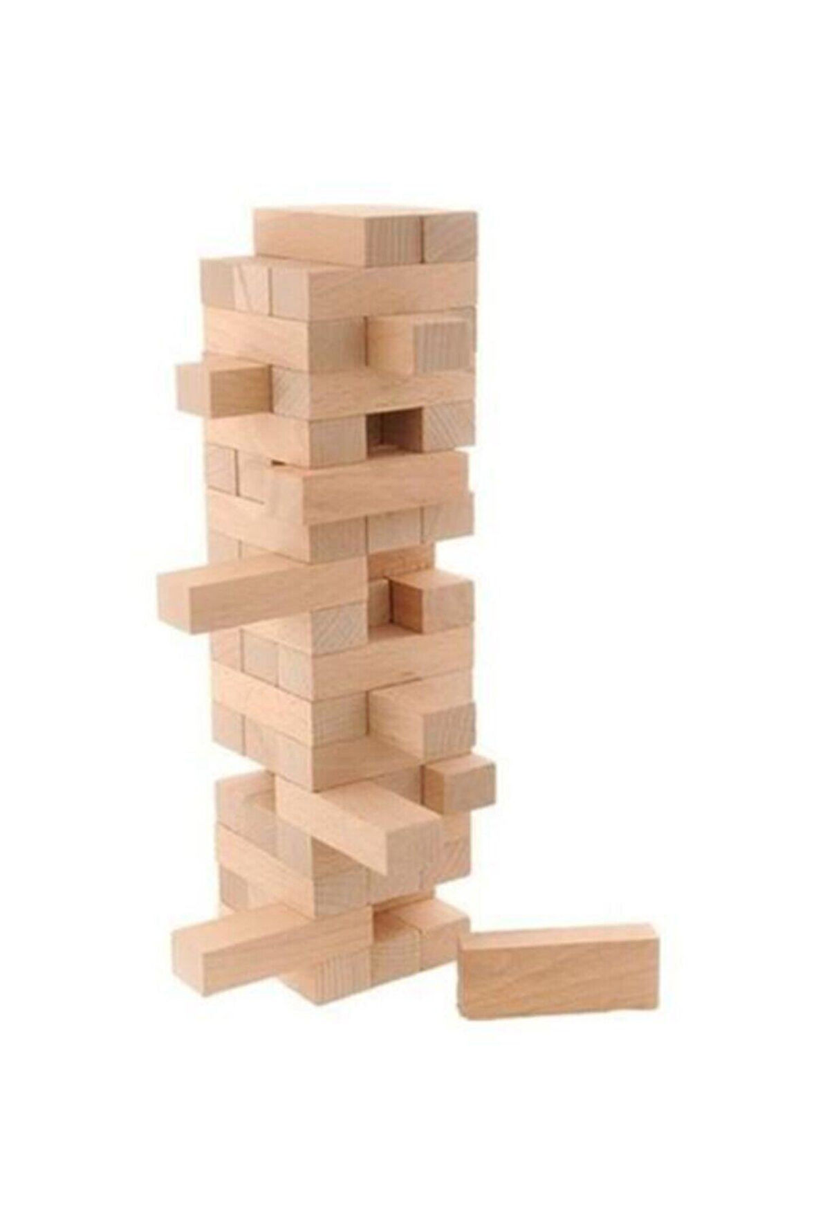 Jenga Ahşap Denge Oyunu 54 Parça Çocuk Eğitici Oyuncaklar