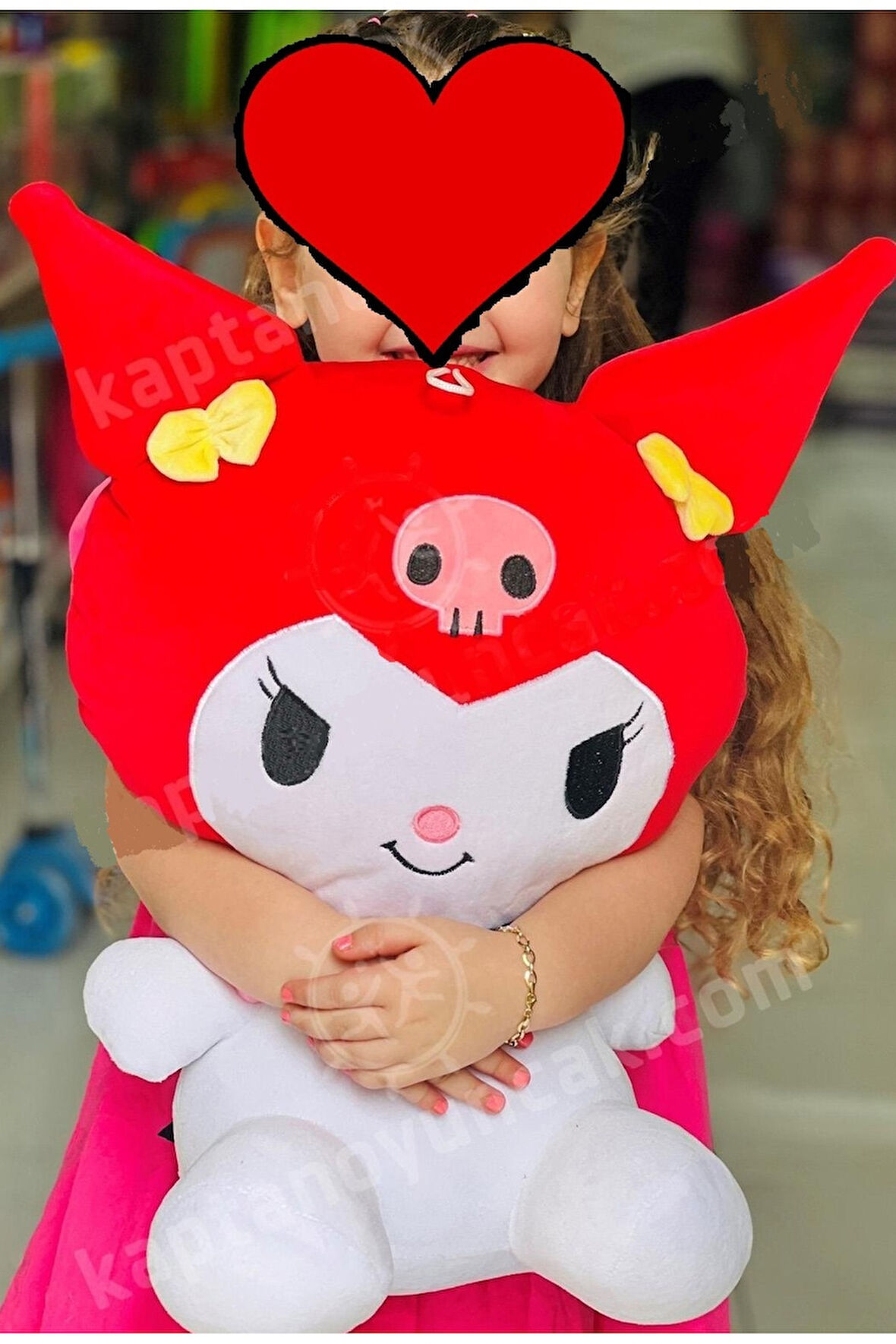 Kuromi Karikatür Peluş Oyuncak 45Cm Çocuk Eğitici Oyuncaklar