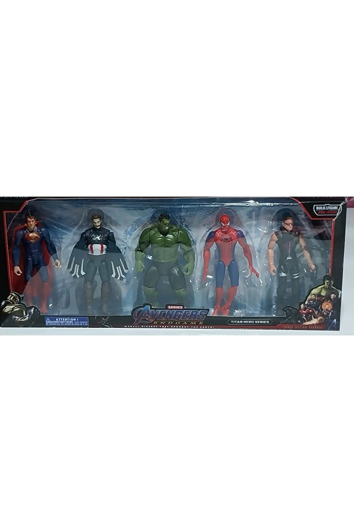 Örümcek Adam Kaptan America Yüzbaşı Hulk Spidermen Hawkeye Çocuk Eğitici Oyuncaklar