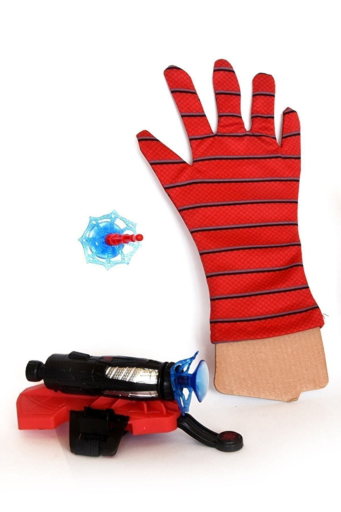 Örümcek Adam Ok Atan Vantuz Ağ Fırlatan Eldiven Maske Seti Çocuk Eğitici Oyuncaklar
