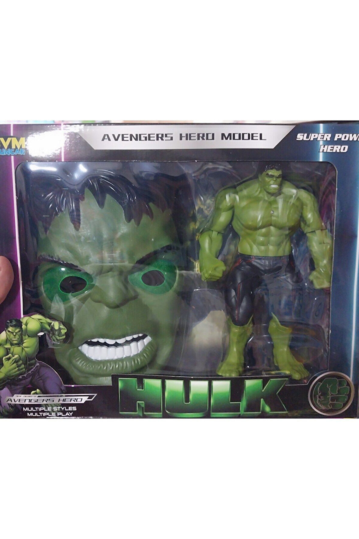 HULK MASKE IŞIKLI FİGÜR Çocuk Eğitici Oyuncaklar