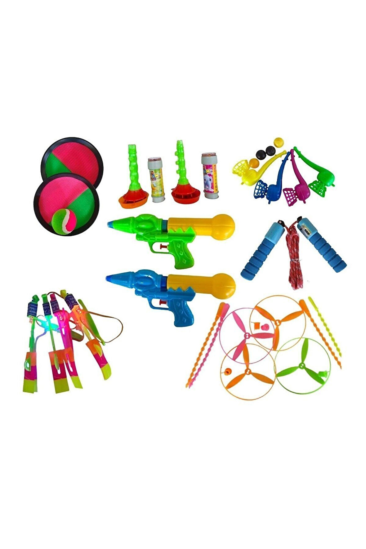 Piknik Spor Oyun Seti Xxlarge Attut Atlama Ipi Ufo Zurna Balonçuk Işıklı Sapan Pipo Top Su Tabancas